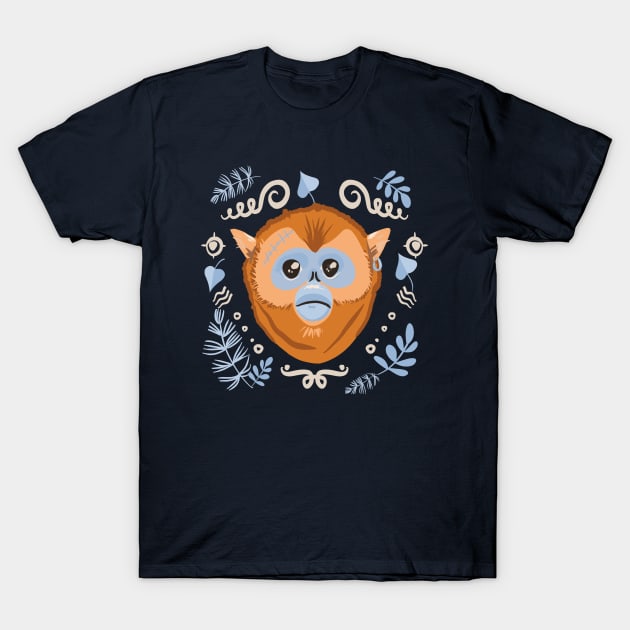 Golden monkey T-Shirt by Mimie20